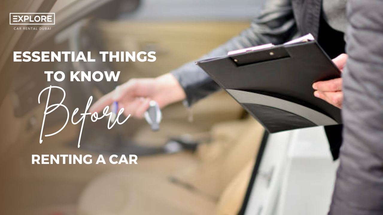 Renting a Car in Dubai